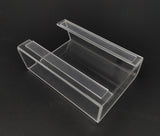 Clear Side Pocket Wall Mount Literature Holder Leaflet Brochure 2 Sided Tape 4W