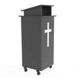 Podium Clear Ghost Acrylic Pulpit or Lectern   1803 3 SHIP FULLY ASSEMBLED1803 3 ASSEMBLED