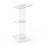 Clear Church Pulpit Event Lectern Plexiglass Acrylic Debate Podium School