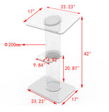 Clear Church Pulpit Event Lectern Plexiglass Acrylic Debate Podium School