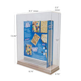 8.5x2.5x12 Acrylic Cereal Box Display Trophy Figurine Glorifier Book Showcase