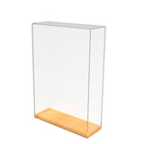 8.5x2.5x12 Acrylic Cereal Box Display Trophy Figurine Glorifier Book Showcase