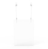 Ceiling Mount Signage Panel Acrlic Shield Sneeze Guard 24x36 36x24 Clear 10064+16943+4PC15256