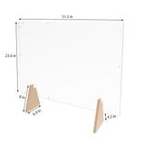Acrlic Plexiglass Shield Sneeze Guard 24x36 Landscape Portrait Tabletop Ceiling 10064