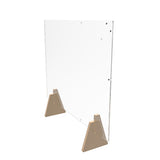 Acrlic Plexiglass Shield Sneeze Guard 24x36 Landscape Portrait Tabletop Ceiling 10064