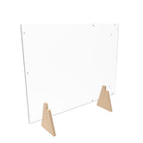 Acrlic Plexiglass Shield Sneeze Guard 24x36 Landscape Portrait Tabletop Ceiling 10064