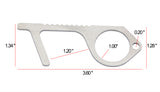 FixtureDisplays Hygienic Door Handle Door Opener, The Contactless Button Tool, Elevator Press Stick, Easy to Carry   Zero Touch Reusable Handle Tools Push Elevator Button Open Door Ship from Chicago 10068 RIDGE