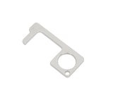 FixtureDisplays Hygienic Door Handle Door Opener, The Contactless Button Tool, Elevator Press Stick, Easy to Carry   Zero Touch Reusable Handle Tools Push Elevator Button Open Door Ship from Chicago 10068 Silver door opener