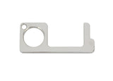 FixtureDisplays Hygienic Door Handle Door Opener, The Contactless Button Tool, Elevator Press Stick, Easy to Carry   Zero Touch Reusable Handle Tools Push Elevator Button Open Door Ship from Chicago 10068 Silver door opener