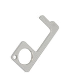 FixtureDisplays Hygienic Door Handle Door Opener, The Contactless Button Tool, Elevator Press Stick, Easy to Carry   Zero Touch Reusable Handle Tools Push Elevator Button Open Door Ship from Chicago 10068 Silver door opener