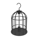 FixtureDisplays? Bird Cage with UV Light Disinfection Sanitizer Room Air Cleanser 7.3x7.3x13, Metal Wire Black 10069