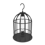 FixtureDisplays? Bird Cage with UV Light Disinfection Sanitizer Room Air Cleanser 7.3x7.3x13, Metal Wire Black 10069