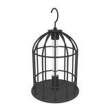 FixtureDisplays? Bird Cage with UV Light Disinfection Sanitizer Room Air Cleanser 7.3x7.3x13, Metal Wire Black 10069