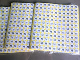M Adhesive Sticker Clothes Label 1 SHEET of 132 Stickers 100710