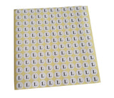 L Adhesive Sticker Clothes Label 1 SHEET of 132 Stickers 100711