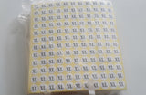 XL Adhesive Sticker Clothes Label 1 SHEET of 132 Stickers 100712