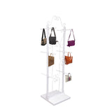 16X16X58" White Double-Sided 12 Hook 60 Hanging Spots Display Stand Clothing 100717-Small
