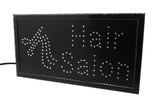 HAIR SALON LED Billboard Black frame Black frame: 18.9W x 9.8H   100720