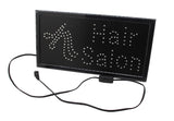 HAIR SALON LED Billboard Black frame Black frame: 18.9W x 9.8H   100720