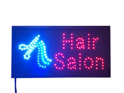HAIR SALON LED Billboard Black frame Black frame: 18.9W x 9.8H   100720