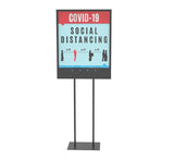 Social Distancing Poster Panel Board Keep at Least 6' Away from Each Other Stand