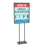 Social Distancing Poster Panel Board Keep at Least 6' Away from Each Other Stand