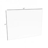 22x28 Clear Transparent Acyrlic Plexiglass Board Panel 1/8 Sneeze Shield DIY