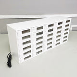 30-Slot Cellphone Storage Charging Station Lockers See Thru 35X15X9" Takes Locks 10079-CLASP-CHARGER