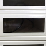 30-Slot Cellphone Storage Charging Station Lockers See Thru 35X15X9" Takes Locks 10079-CLASP-CHARGER
