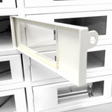 30-Slot Cellphone Storage Charging Station Lockers See Thru 35X15X9" Takes Locks 10079-CLASP-CHARGER