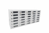 30 Slot Cell Phone Storage Station Lockers Clear Window Classroom Police Visitor 10079