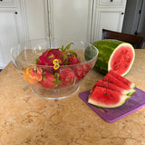 FixtureDisplays® 16 X 16 X 8.4" Elegant 16-Inch Clear Bowl for Small Fish Display 100803