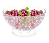 FixtureDisplays® 16 X 16 X 8.4" Elegant 16-Inch Clear Bowl for Small Fish Display 100803