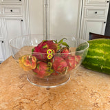 FixtureDisplays® 16 X 16 X 8.4" Elegant 16-Inch Clear Bowl for Small Fish Display 100803