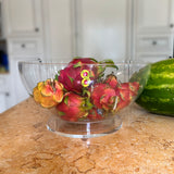 FixtureDisplays® 16 X 16 X 8.4" Elegant 16-Inch Clear Bowl for Small Fish Display 100803