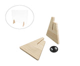 Flat Panel Support Leg Wood Bracket Holder Riser Block Board Sheet Sneeze Guard Clamp Bracket