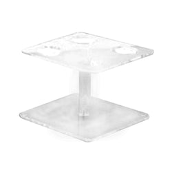 FixtureDisplays? Acrylic Ice Cream Waffle Cone Holder with 4 Compartments 100819