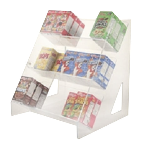 FixtureDisplays® Plexiglass acrylic display for cereal boxes 100824