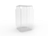 FixtureDisplays? Clear Acrylic Gravity Dispenser - Ideal for Breakfast Cereal, Candy, and Dry Food Bulk Display 100825