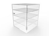FixtureDisplays? Clear Acrylic Locking Showcase - Removable Shelf - Ideal for Candy, Food, Jewelry, and Cellphones 100828