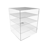 FixtureDisplays? Clear Acrylic Locking Showcase - Removable Shelf - Ideal for Candy, Food, Jewelry, and Cellphones 100828