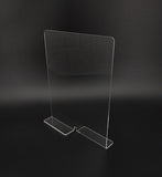 Plexiglass Acrylic Closet Shelf Dividers for Clothes, Handbags, Purses, Books, Sweaters, Kitchen Pantry Shelve Organizers Adjustable Shelf Organizers & Storage Suitable for Wooden or Flat Shelves - Pack of 4 10082-4PK
