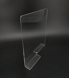 Plexiglass Acrylic Closet Shelf Dividers for Clothes, Handbags, Purses, Books, Sweaters, Kitchen Pantry Shelve Organizers Adjustable Shelf Organizers & Storage Suitable for Wooden or Flat Shelves - Pack of 4 10082-4PK