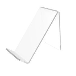 FixtureDisplays? Acrylic Easel Stand with Lip, 2.5 wide, for Holding Books and Displaying Products 100830