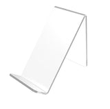 FixtureDisplays? Acrylic Easel Stand with Lip, 2.5 wide, for Holding Books and Displaying Products 100830