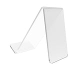 FixtureDisplays? Acrylic Easel Stand with Lip, 2.5 wide, for Holding Books and Displaying Products 100830