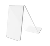 FixtureDisplays? Acrylic Easel Stand with Lip, 2.5 wide, for Holding Books and Displaying Products 100830