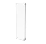 FixtureDisplays? Plexiglass Acrylic Sign Holder Logo Block Picture Frame - 11 x 3 100835