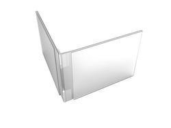 FixtureDisplays? Acrylic Plexiglass Lucite Dual Frame Sign/Menu Photo Holders - 7 x 5 100838
