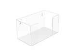 Clear Plexiglass Acrylic Glove Dispenser Paper Towel Dispenser Wall Mount 10x5x5
